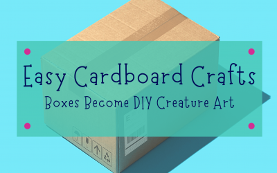 Easy Cardboard Crafts: Boxes Become DIY Creature Art